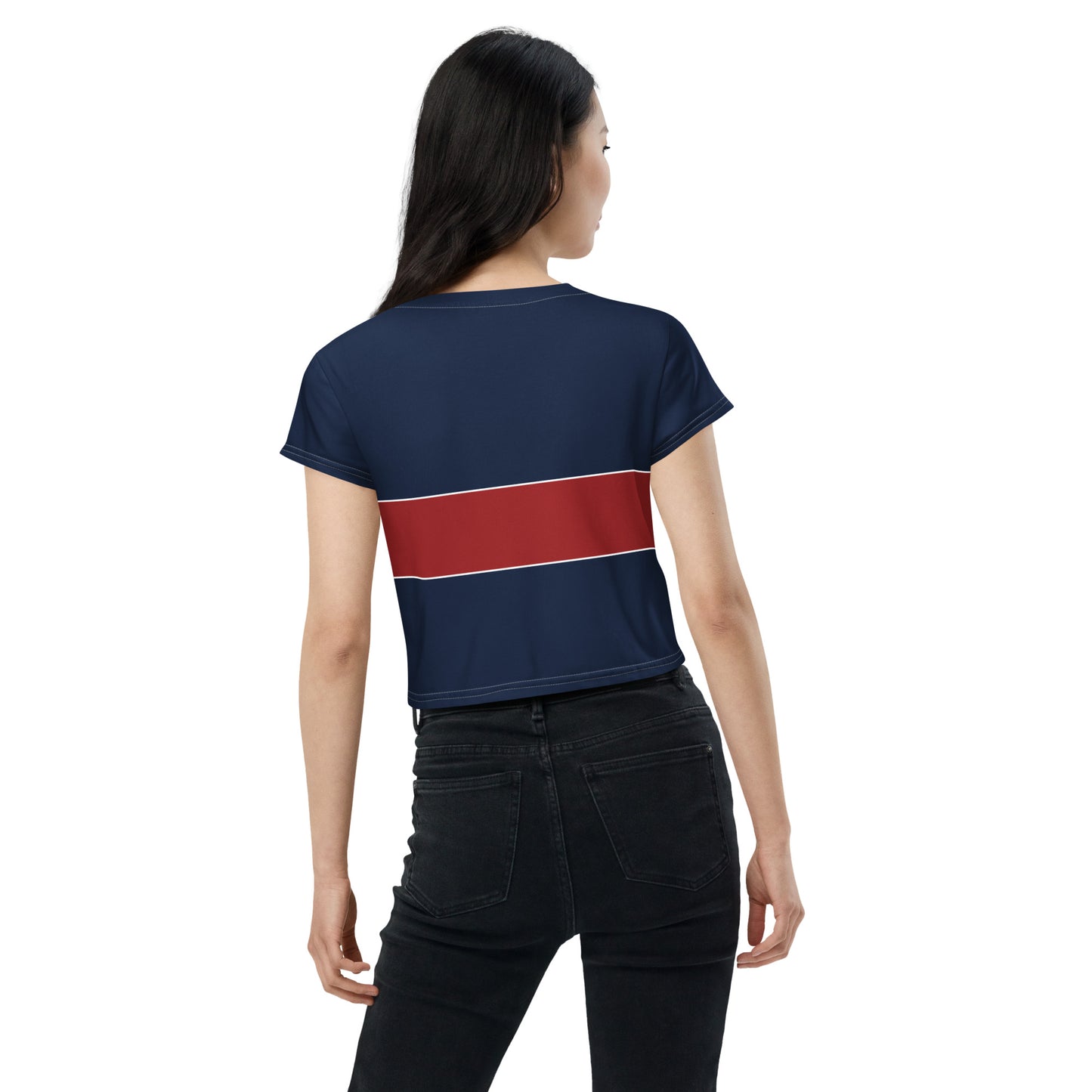 Daws soccer USA all the way Crop Tee