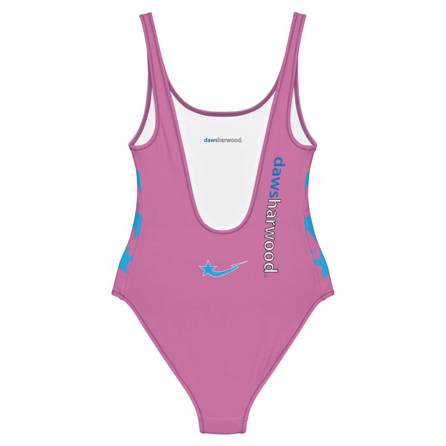 Daws star accent pink One-Piece Swimsuit