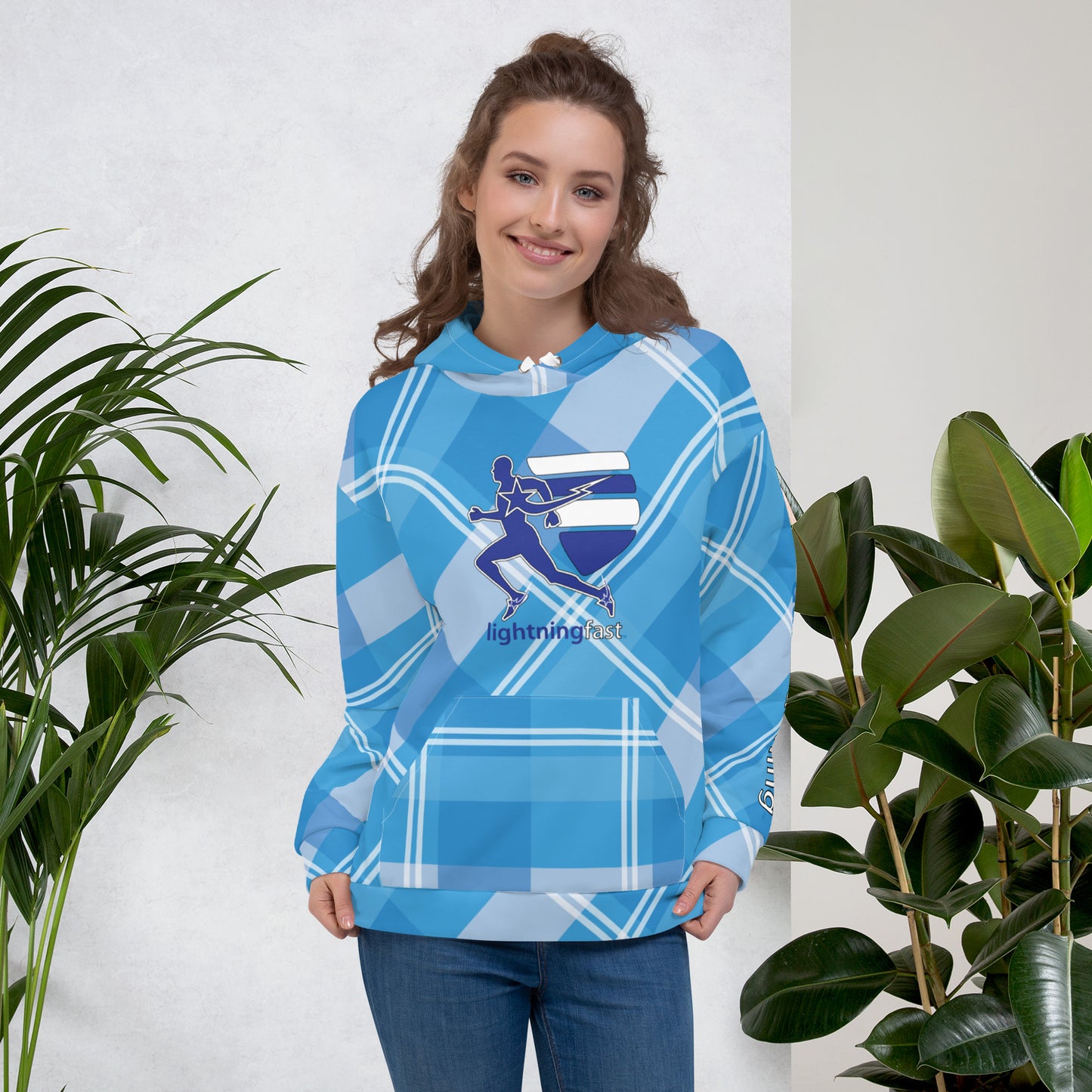 Daws running lightning fast Unisex Hoodie