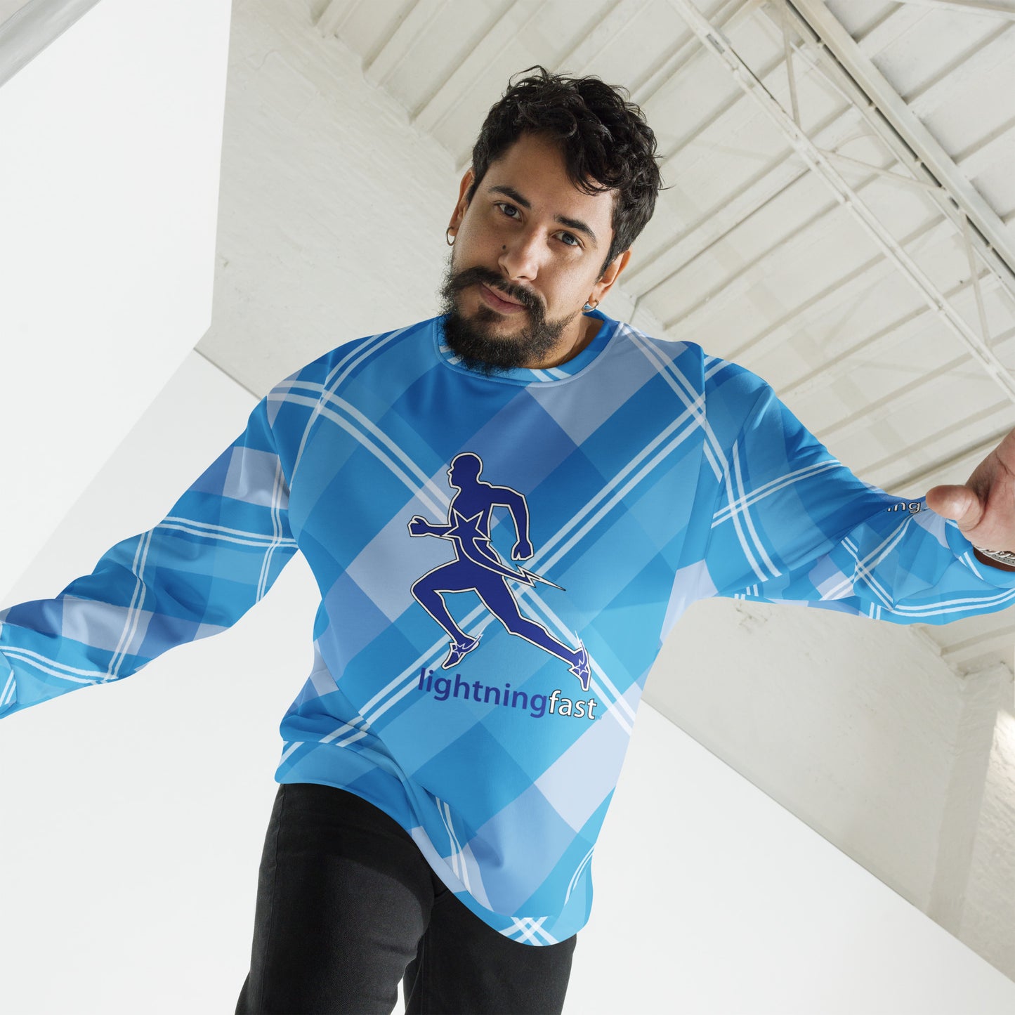 Daws running lightning fast Unisex Sweatshirt