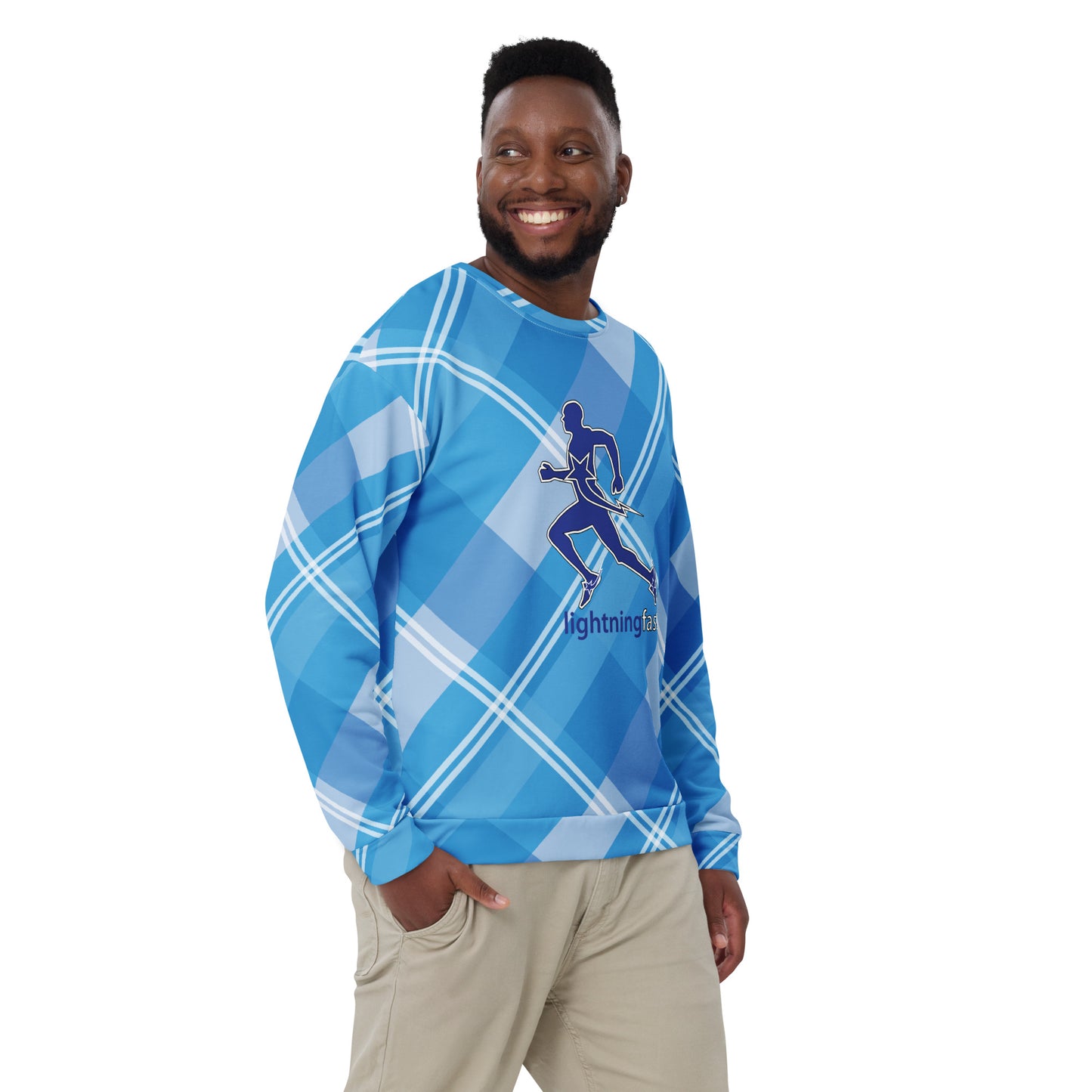 Daws running lightning fast Unisex Sweatshirt