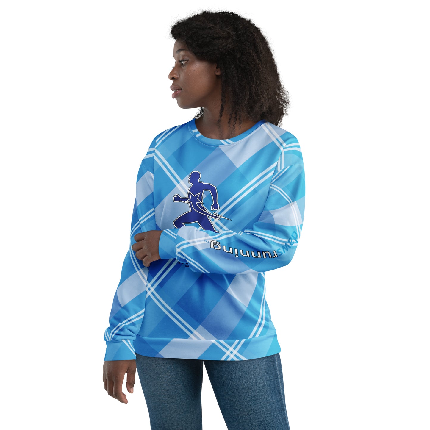 Daws running lightning fast Unisex Sweatshirt