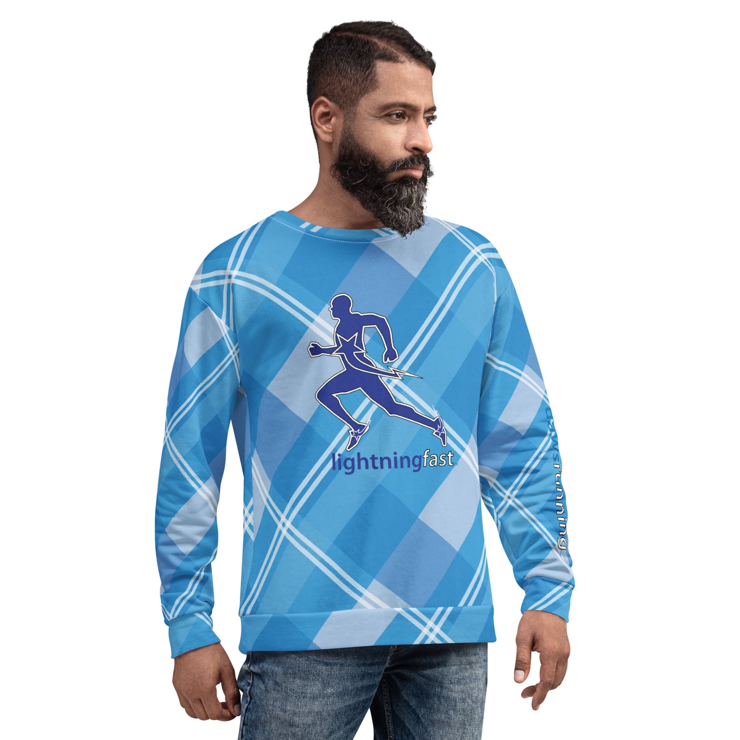 Daws running lightning fast Unisex Sweatshirt