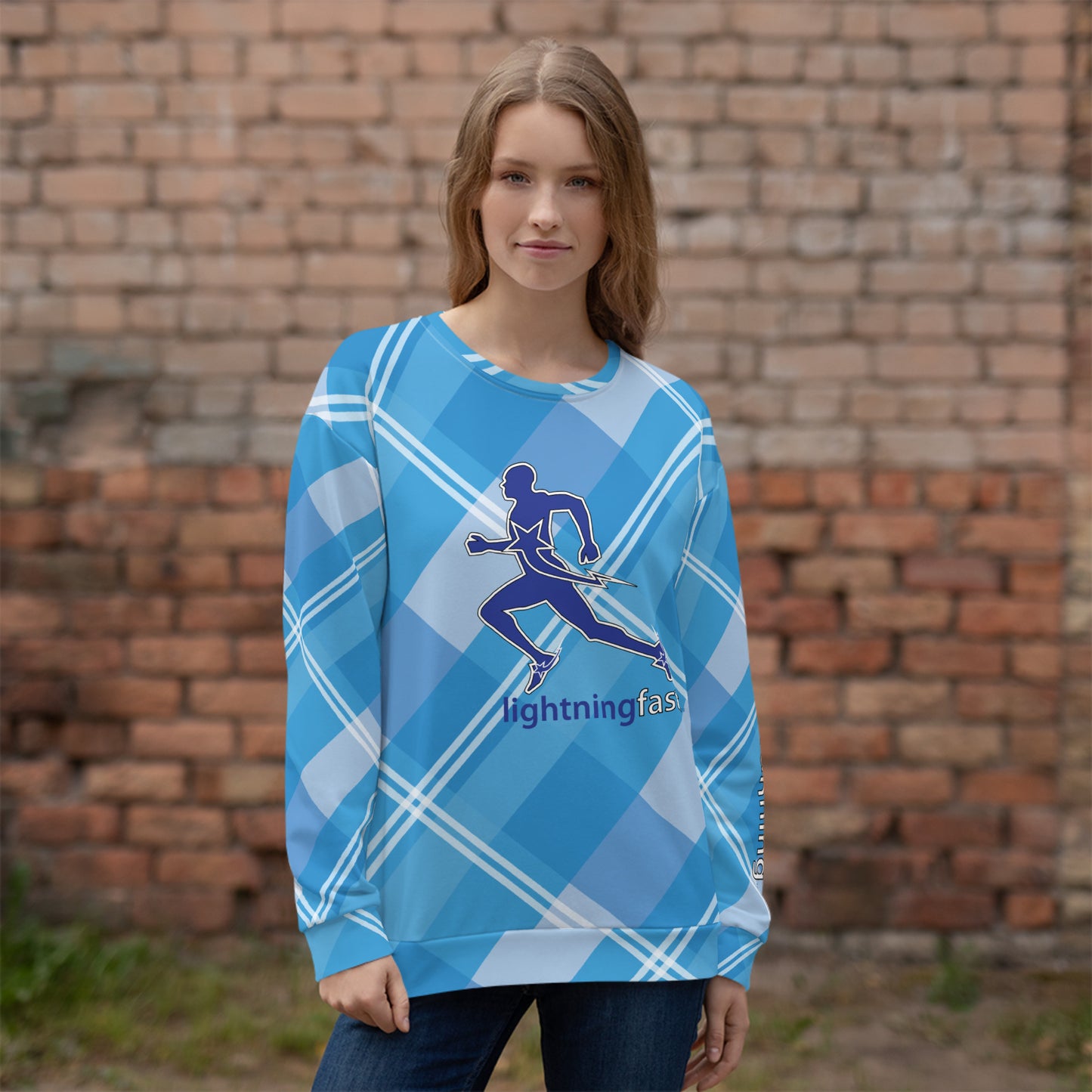 Daws running lightning fast Unisex Sweatshirt