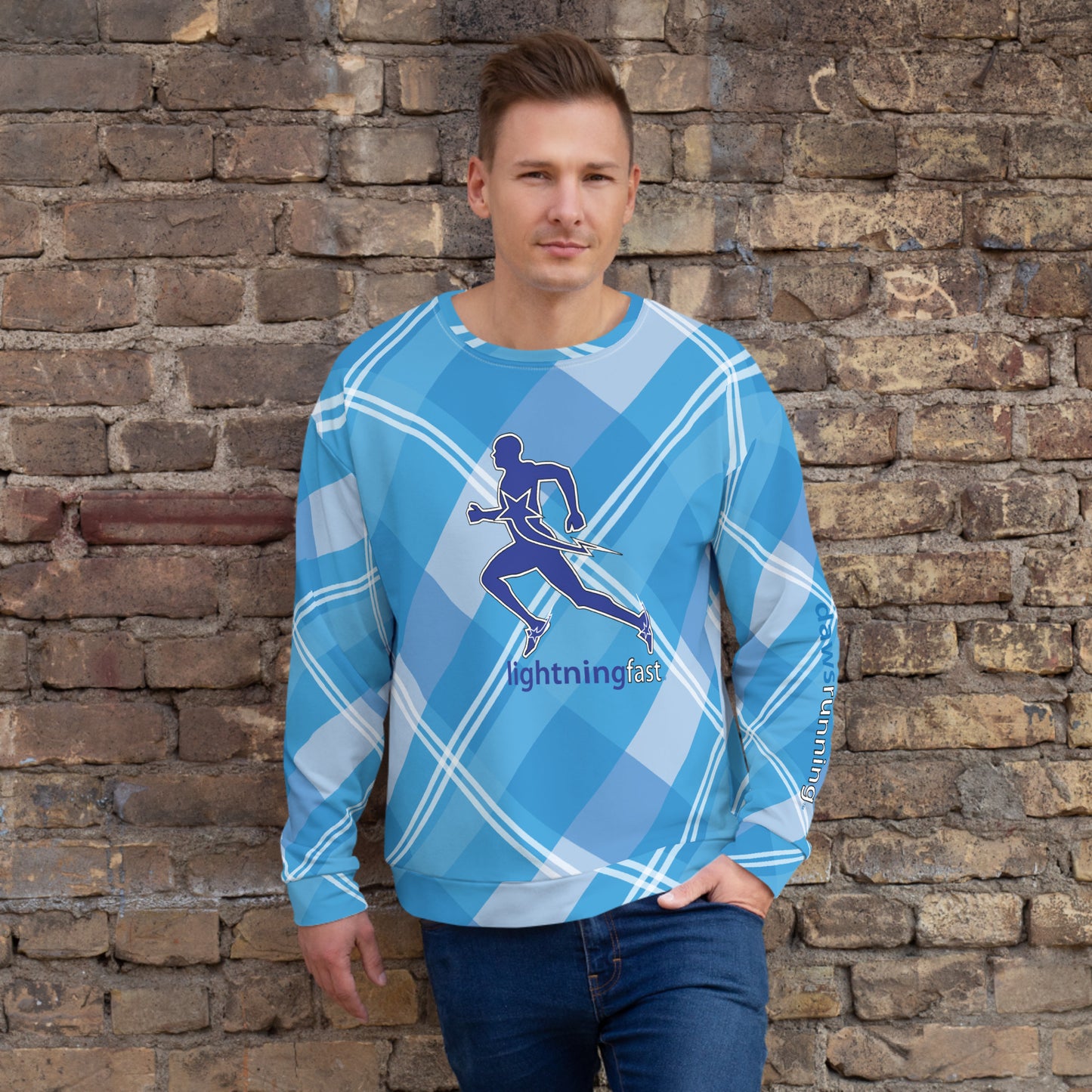 Daws running lightning fast Unisex Sweatshirt