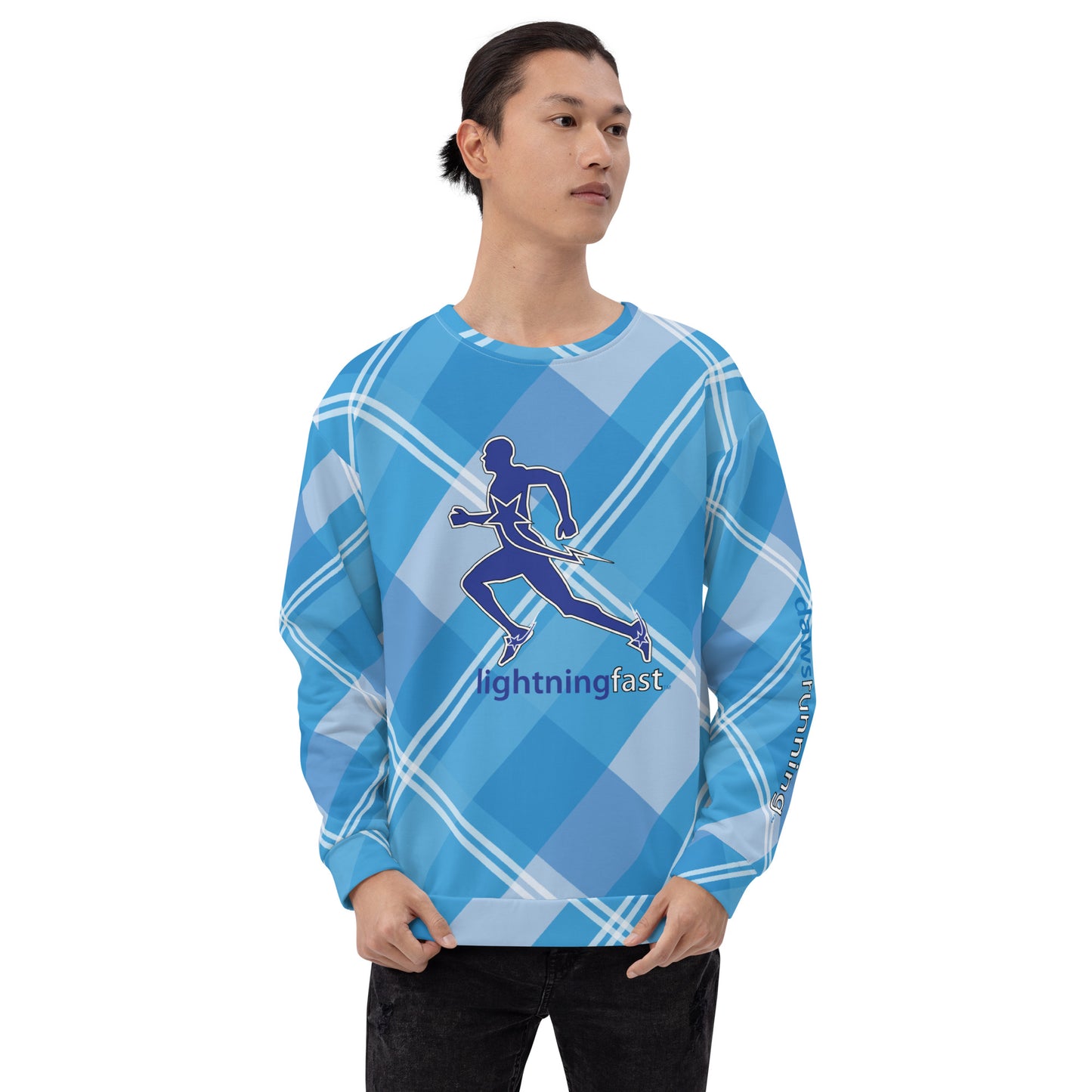Daws running lightning fast Unisex Sweatshirt