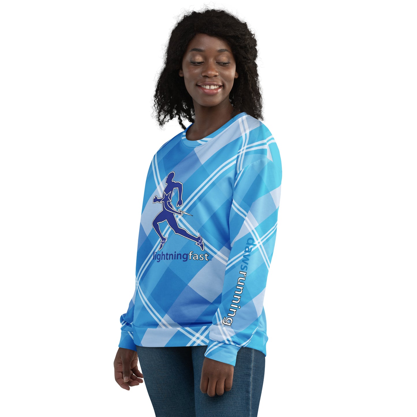 Daws running lightning fast Unisex Sweatshirt