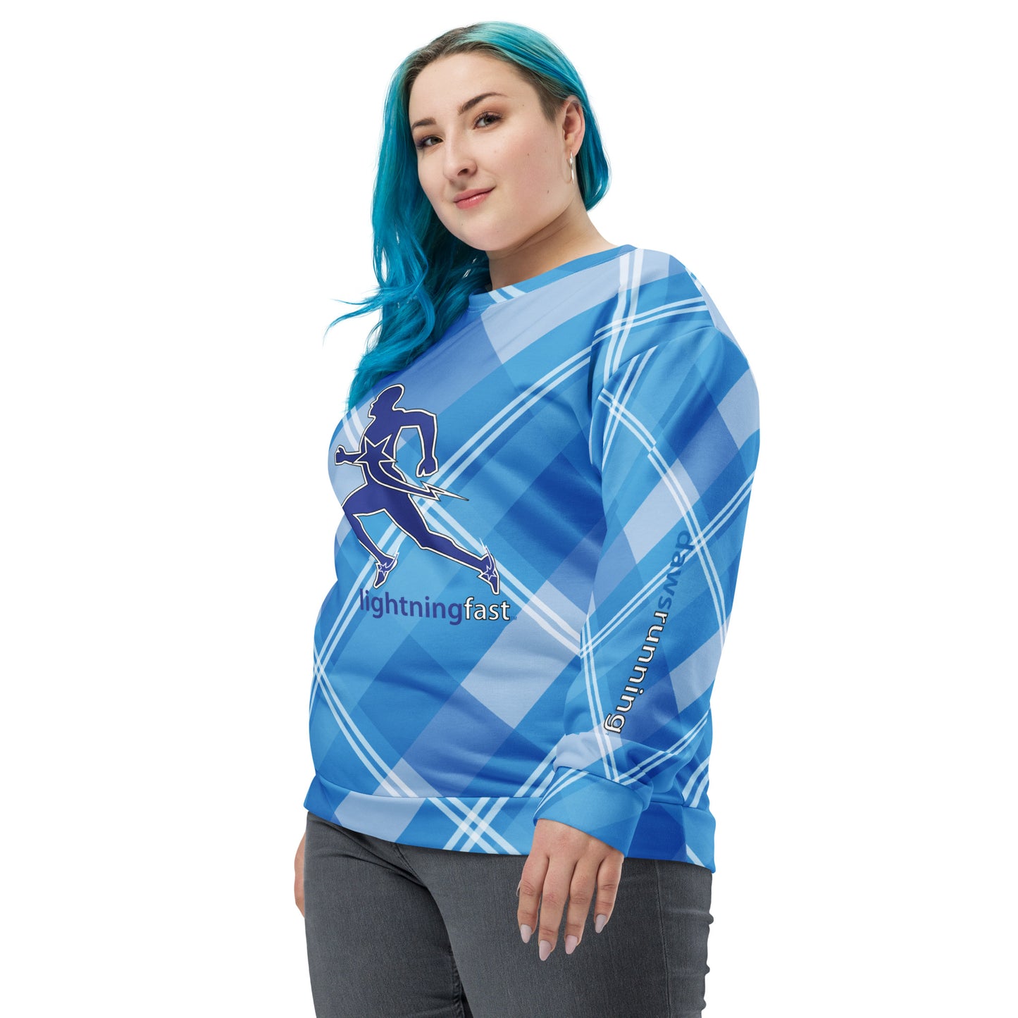 Daws running lightning fast Unisex Sweatshirt