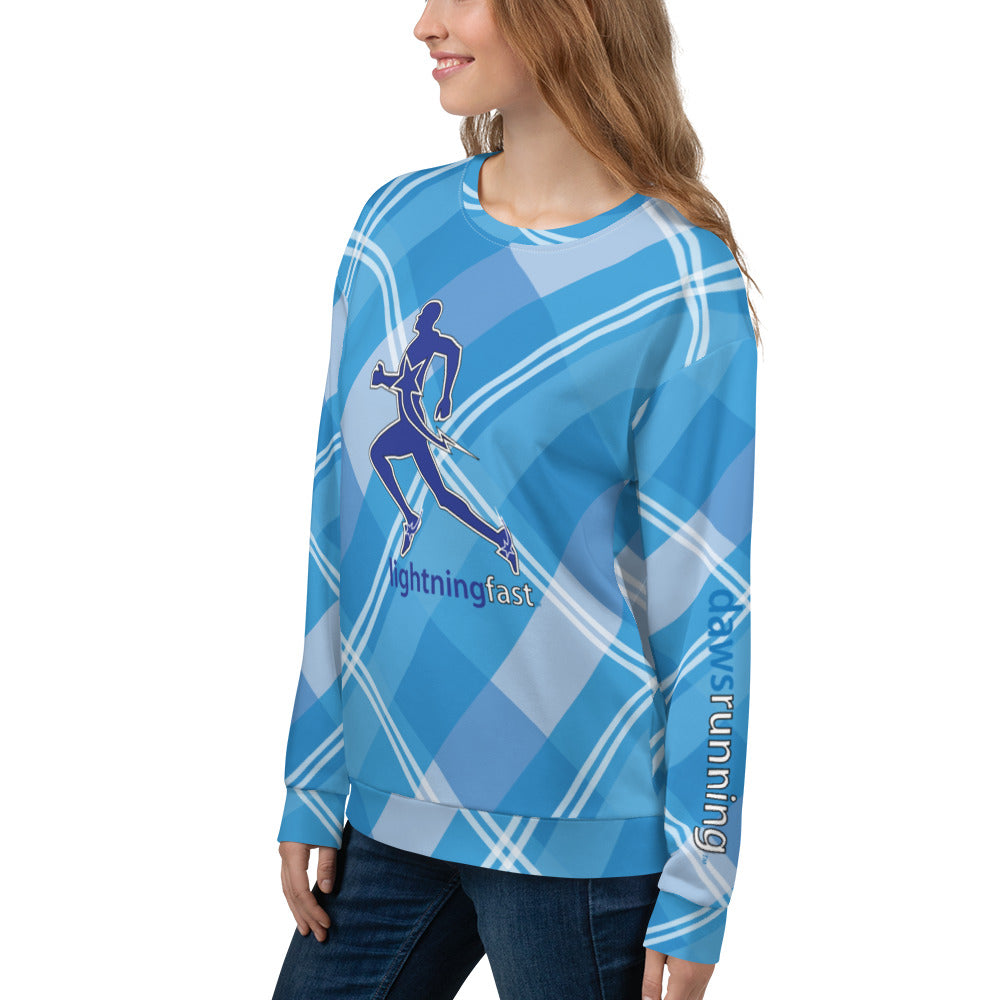Daws running lightning fast Unisex Sweatshirt