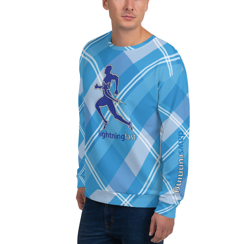 Daws running lightning fast Unisex Sweatshirt