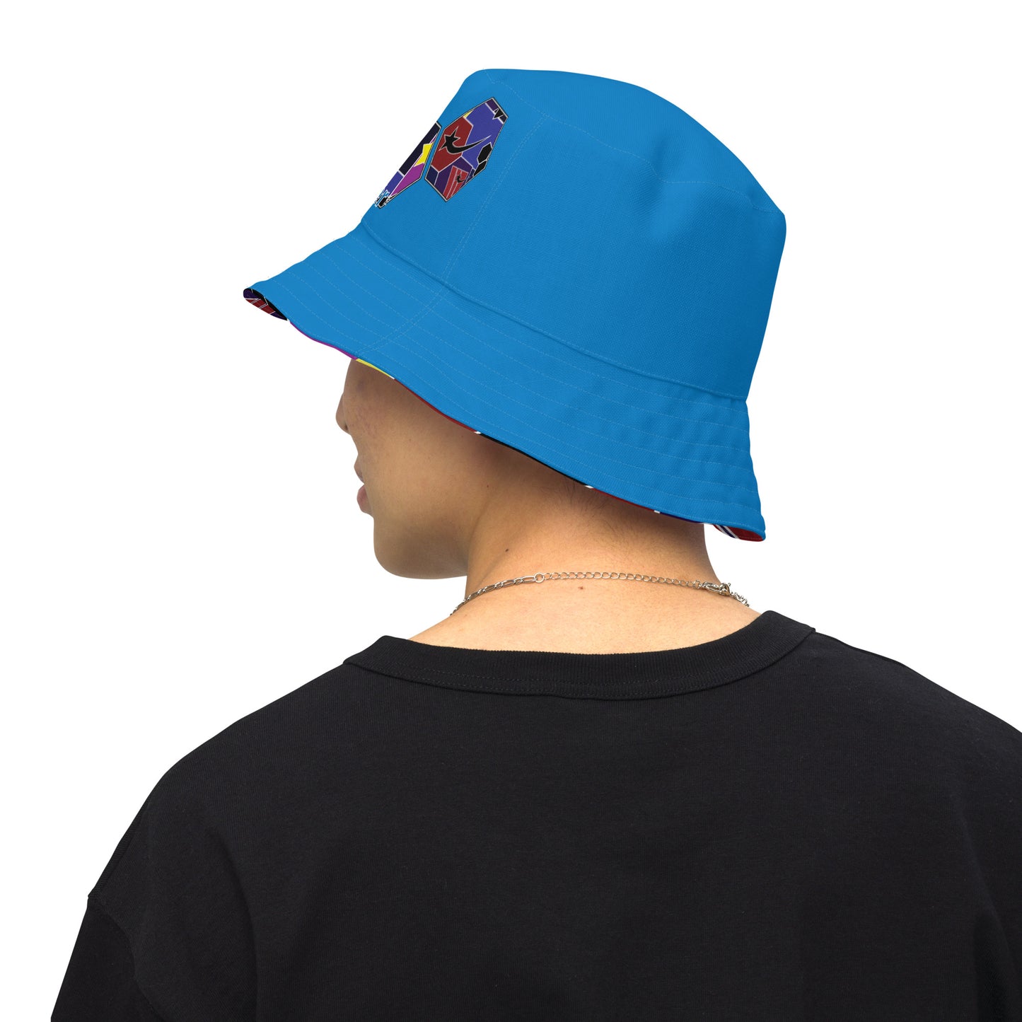 Daws soccer shape accent Reversible bucket hat