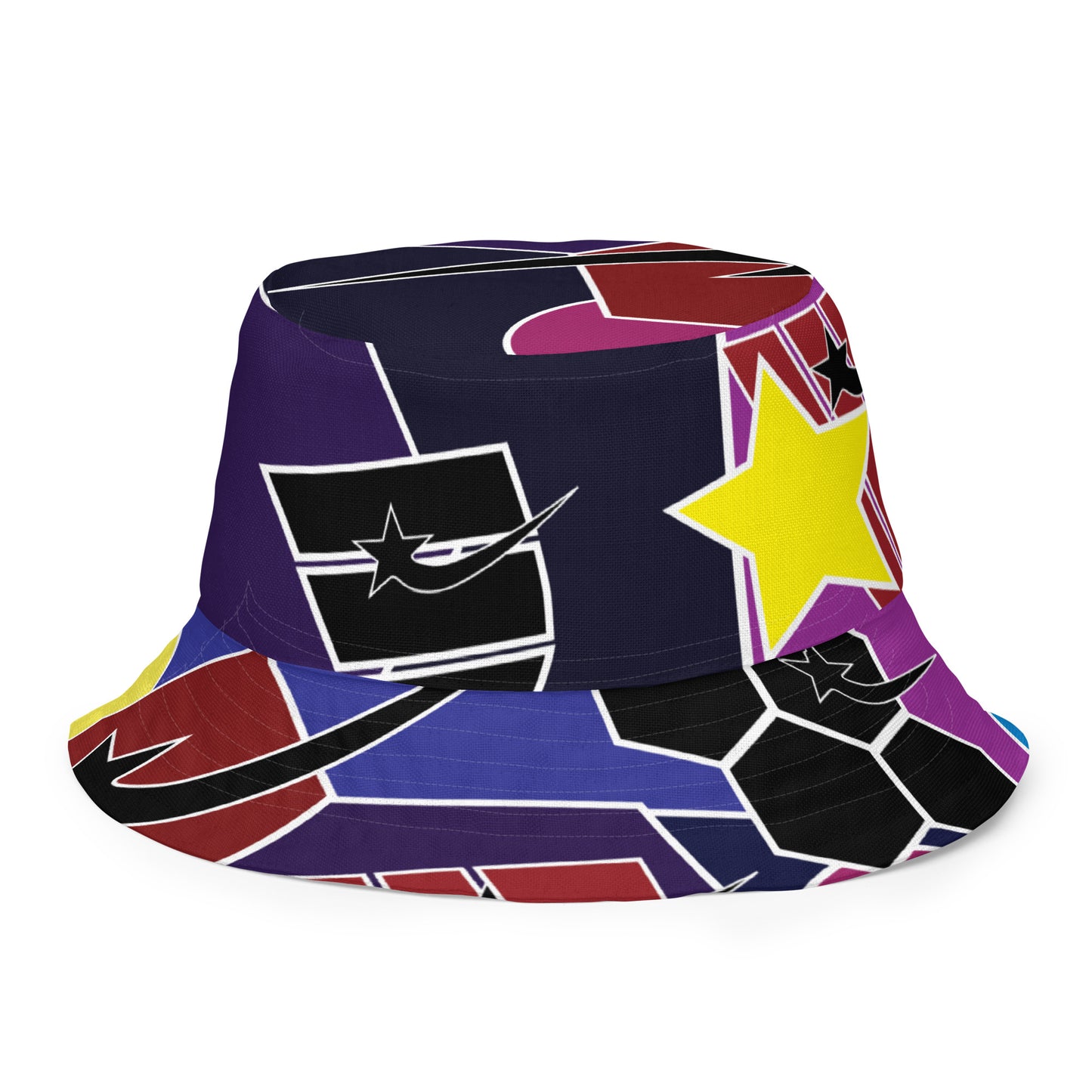 Daws soccer shape accent Reversible bucket hat