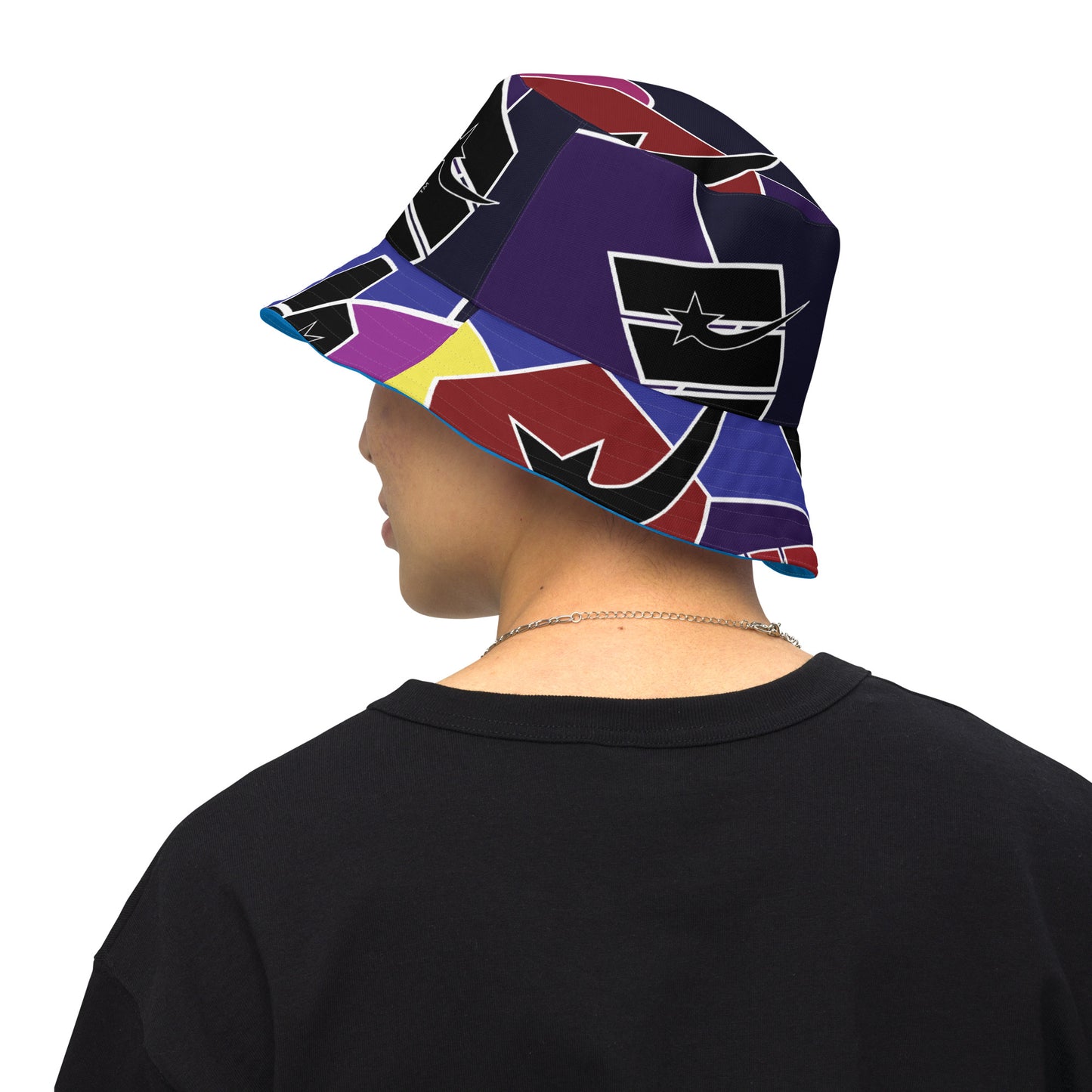 Daws soccer shape accent Reversible bucket hat