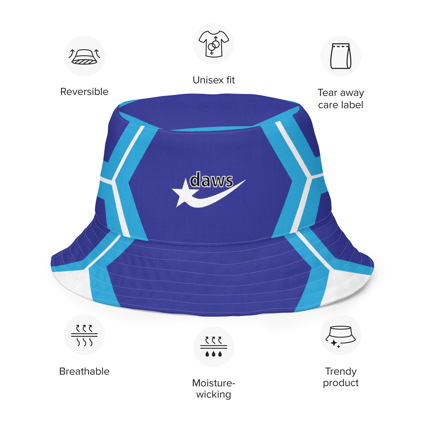 Daws Swag Reversible bucket hat