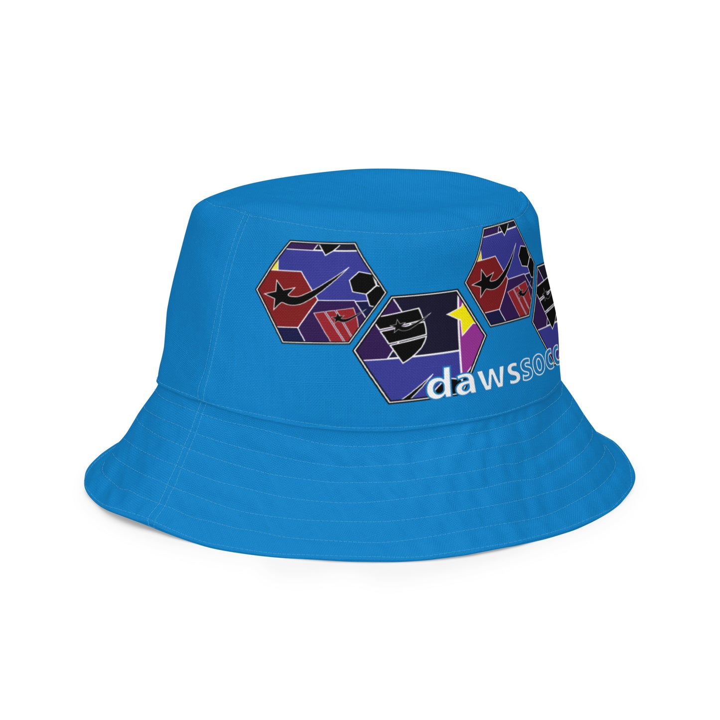 Daws soccer shape accent Reversible bucket hat