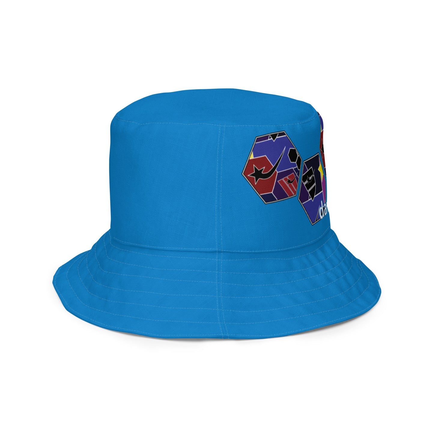 Daws soccer shape accent Reversible bucket hat