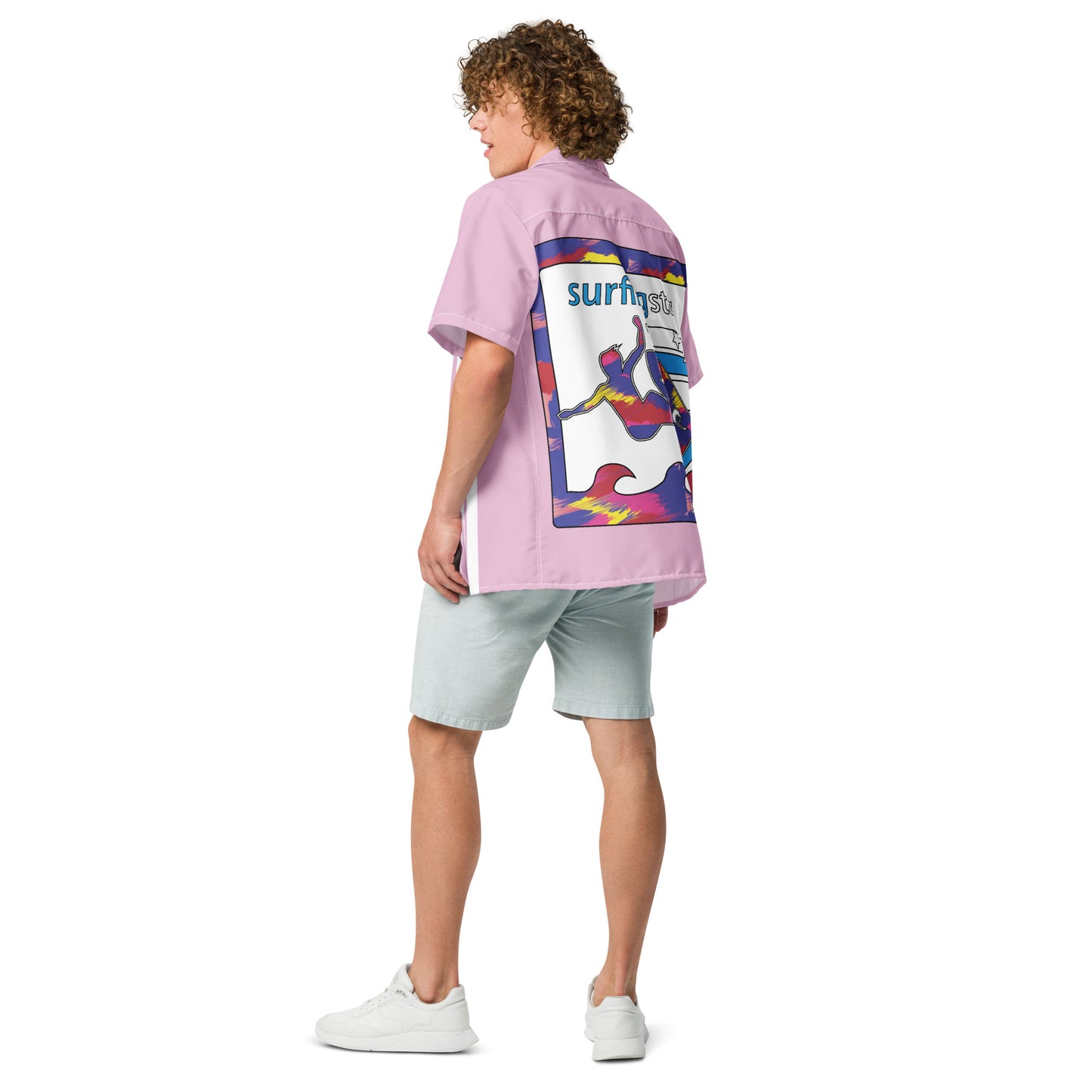 Daws surfing star Unisex button shirt