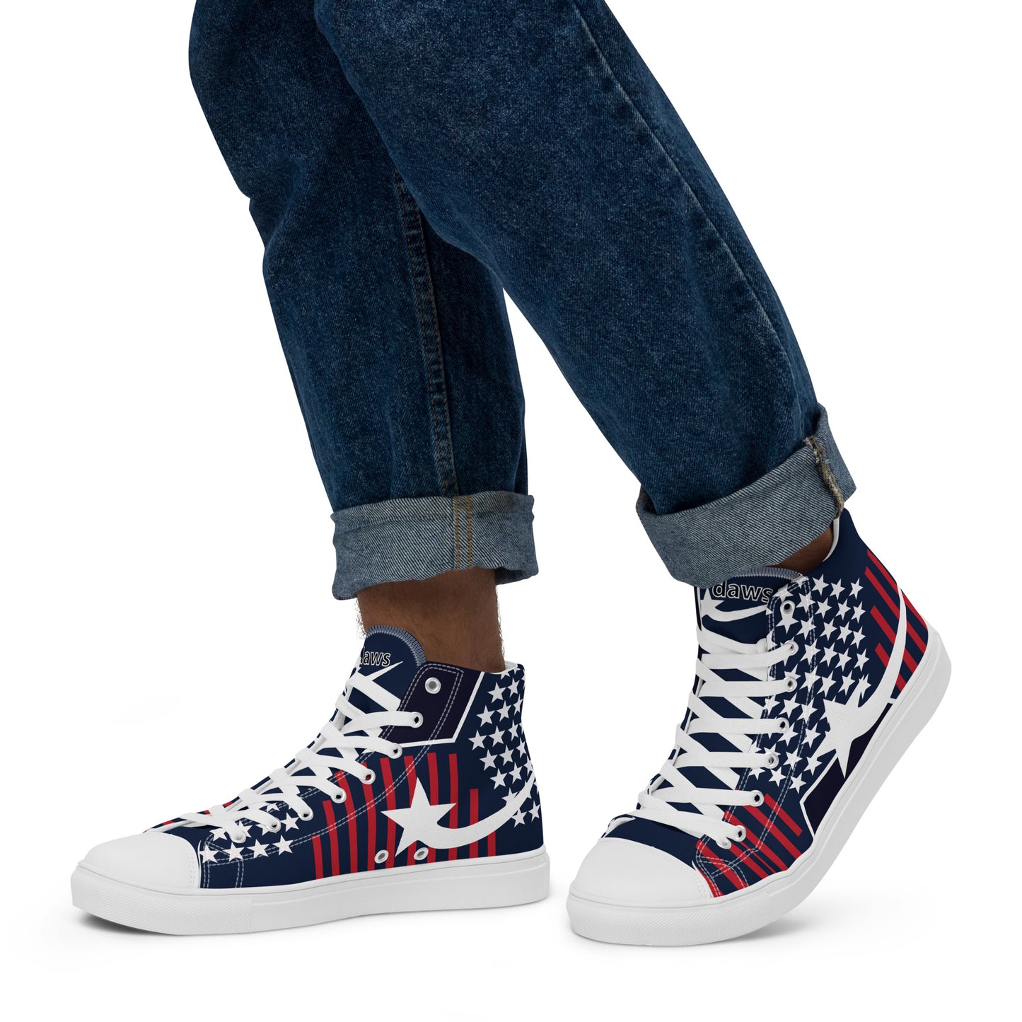 Daws Starswag Men’s high top canvas shooting star shoes