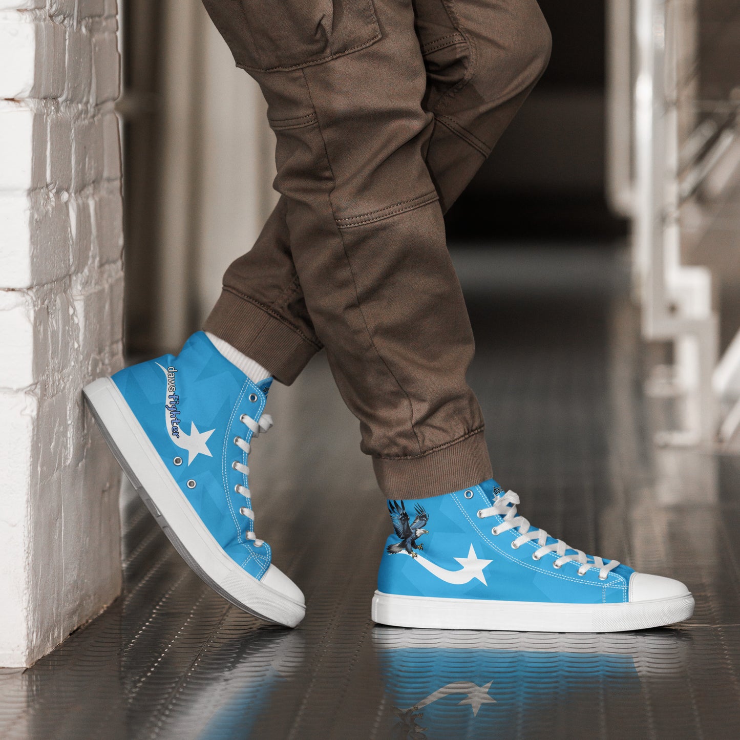 Daws Fighter Men’s high top canvas shooting star shoes