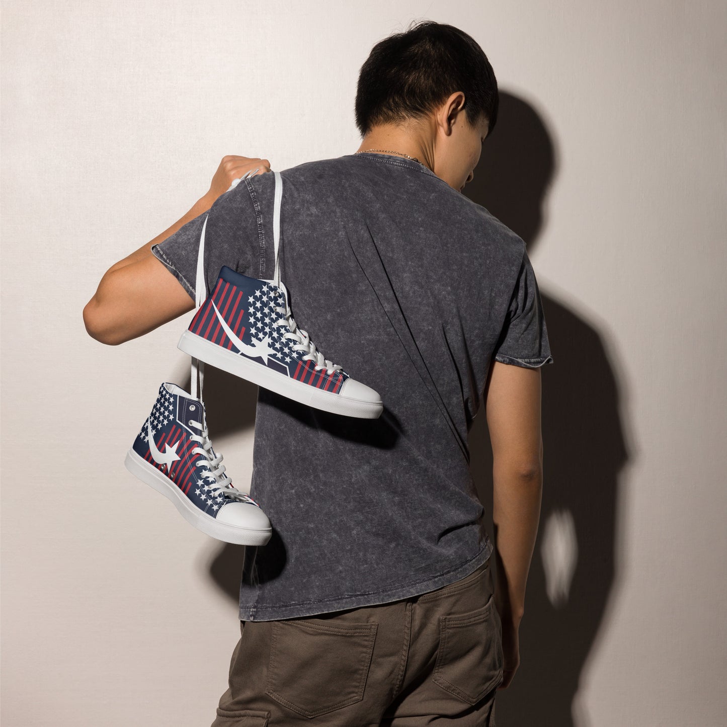 Daws Starswag Men’s high top canvas shooting star shoes