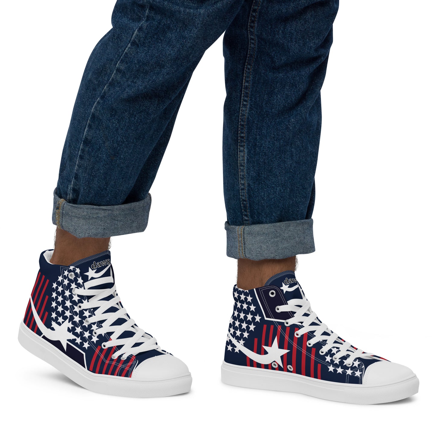 Daws Starswag Men’s high top canvas shooting star shoes