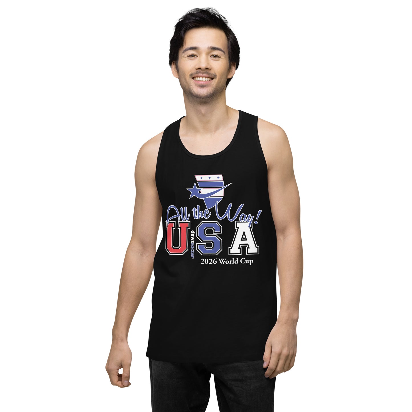 Usa all the way world cup 2026 Men’s premium tank top