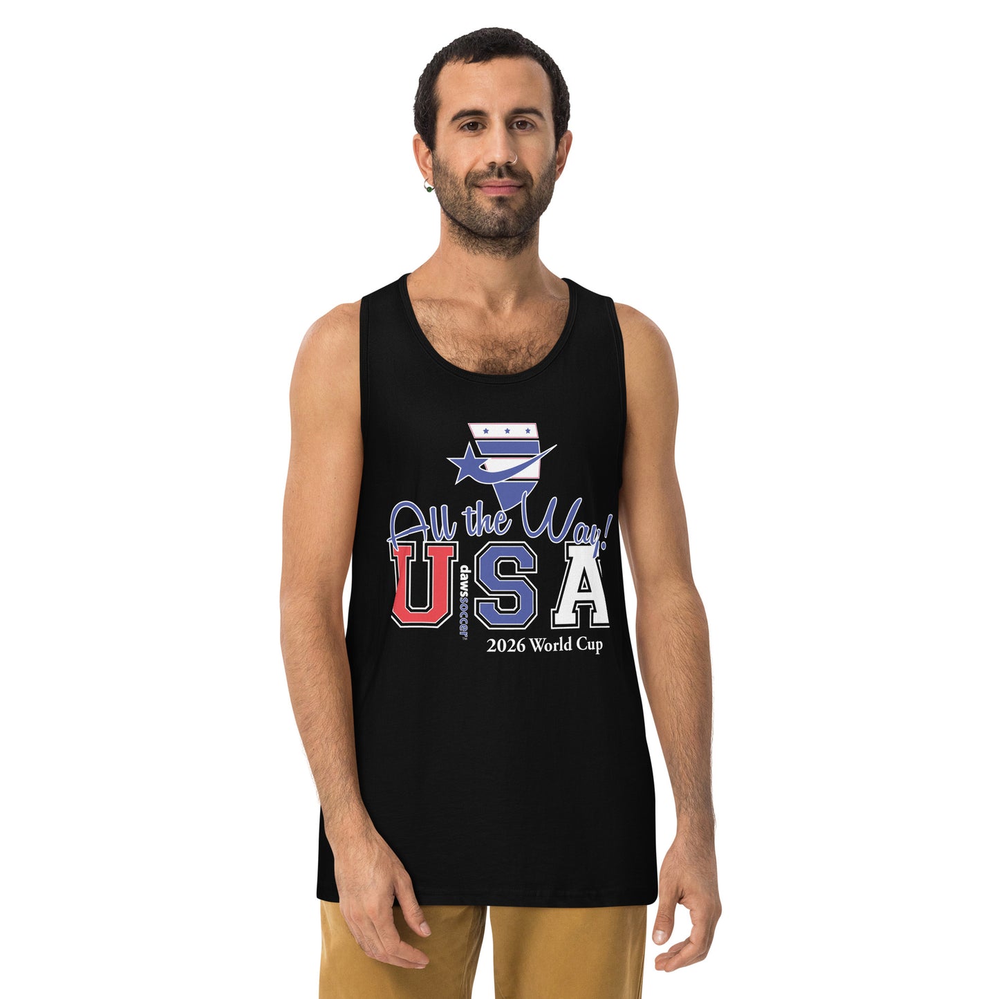 Usa all the way world cup 2026 Men’s premium tank top