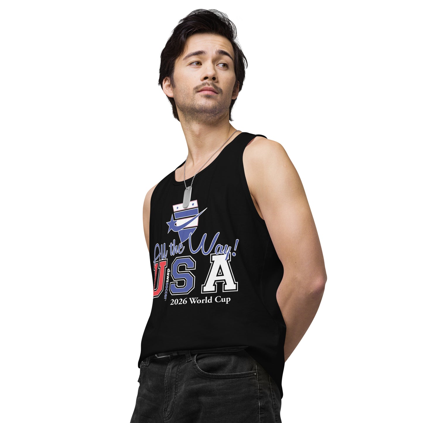 Usa all the way world cup 2026 Men’s premium tank top