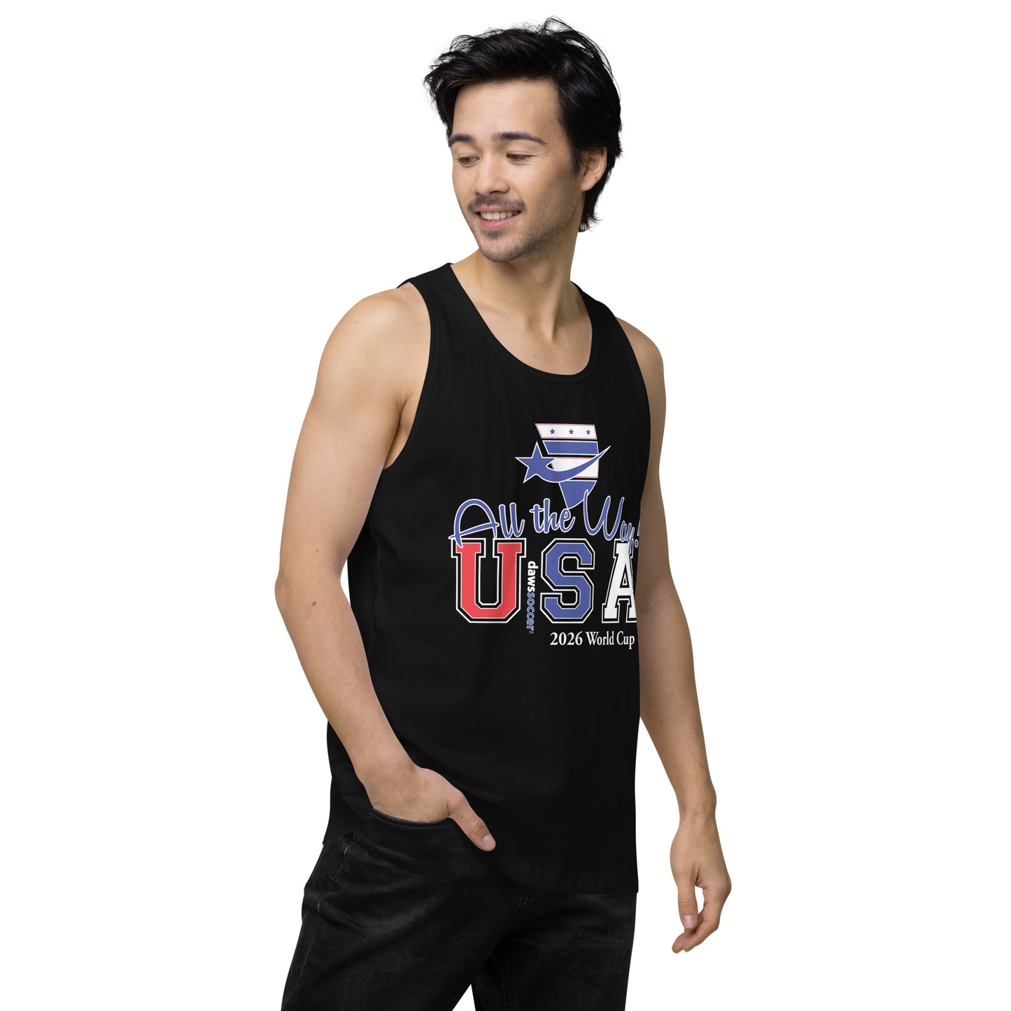 Usa all the way world cup 2026 Men’s premium tank top