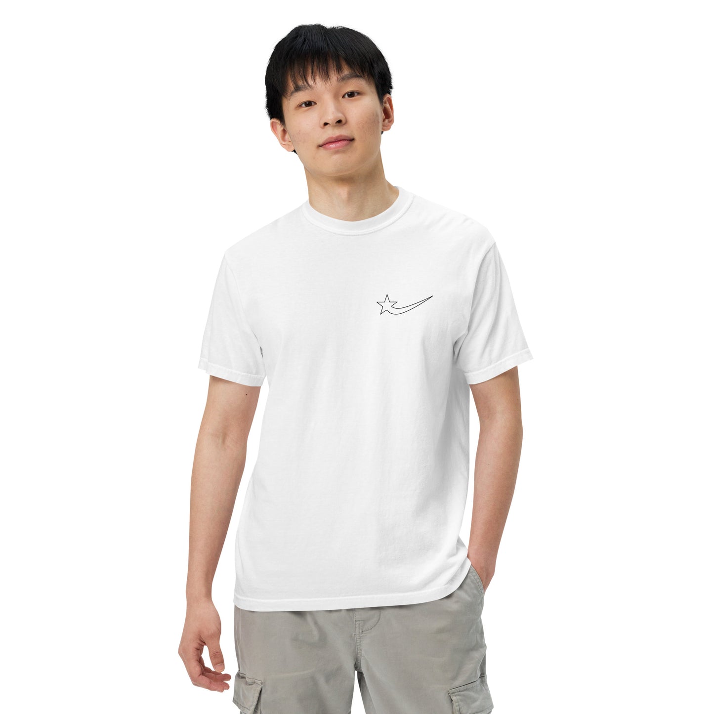 Daws thru space and time my mind will wander Unisex garment-dyed heavyweight t-shirt