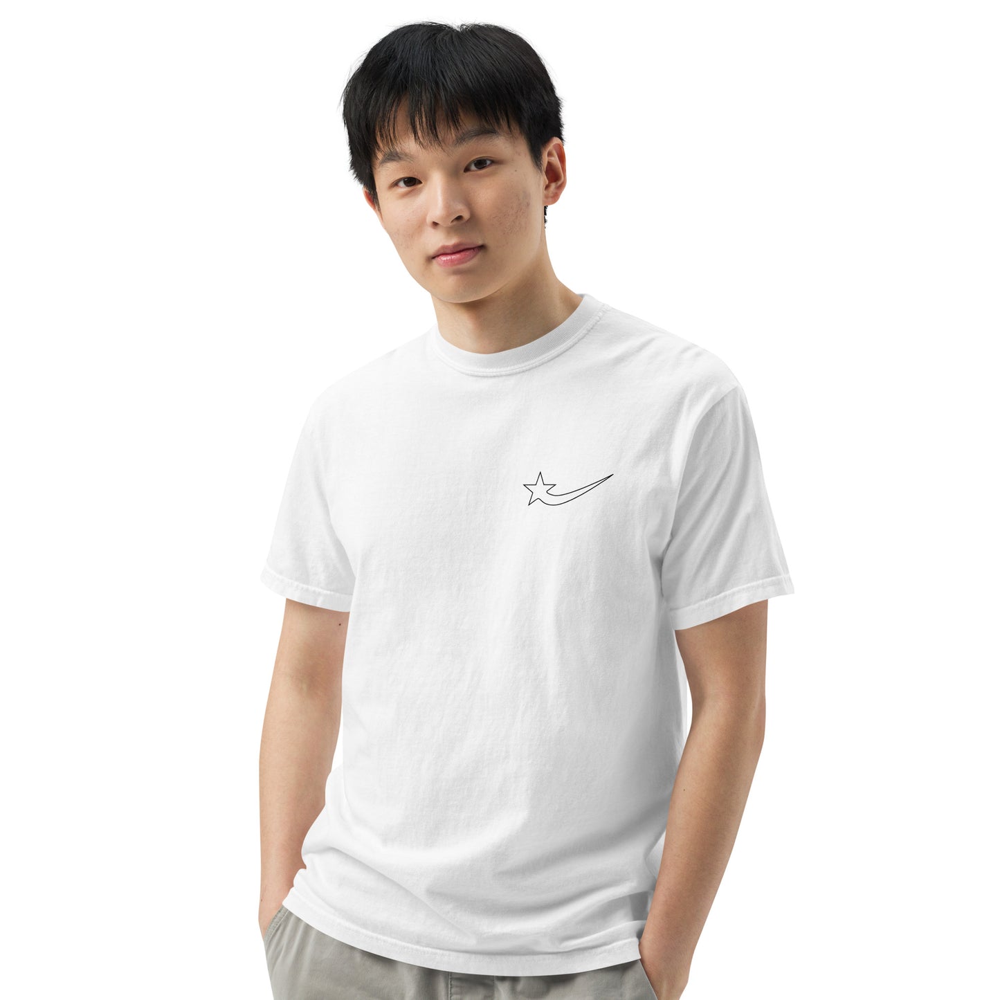 Daws thru space and time my mind will wander Unisex garment-dyed heavyweight t-shirt