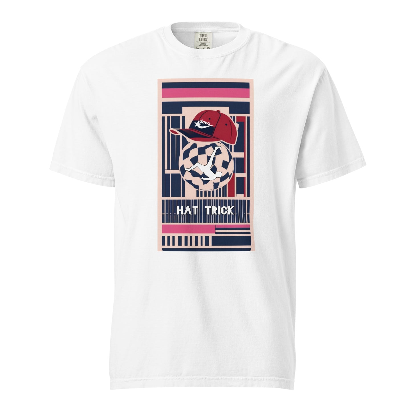 Daws soccer hat trick Unisex garment-dyed heavyweight t-shirt