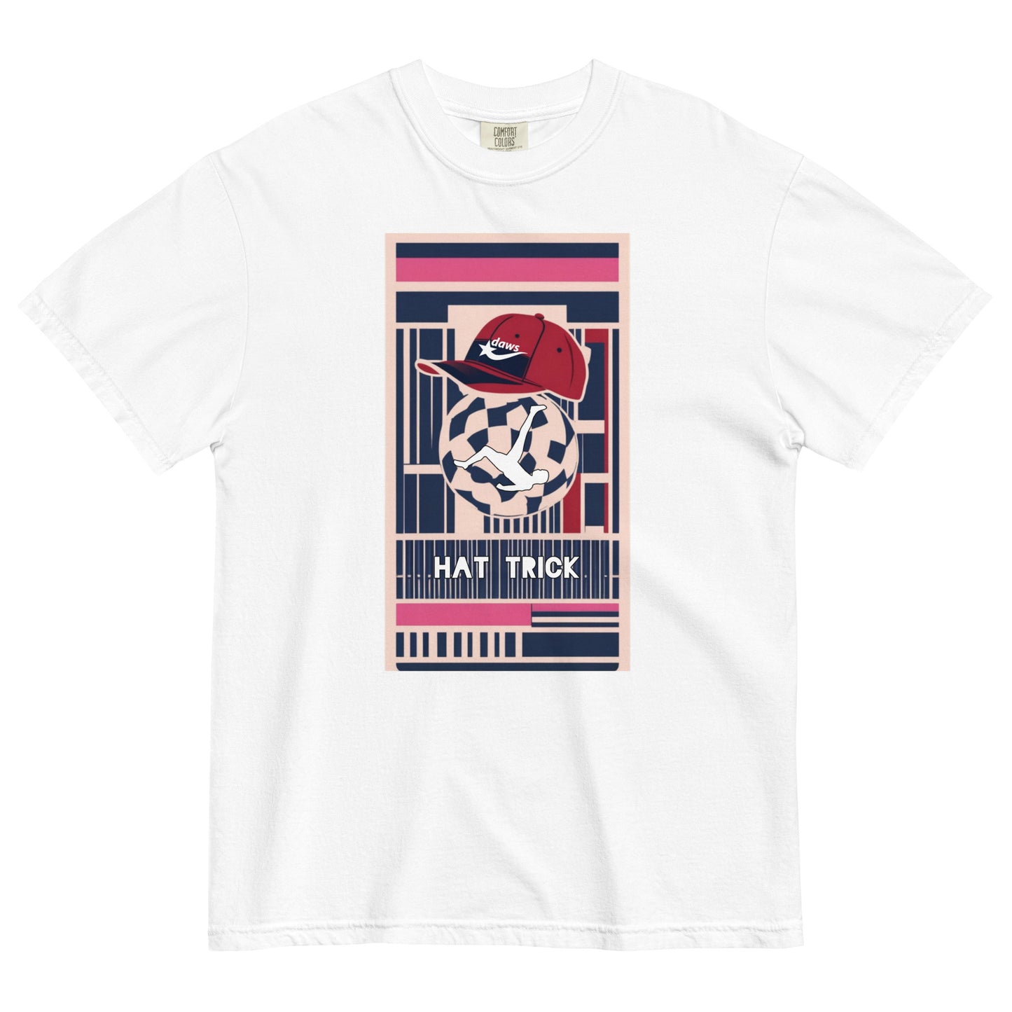 Daws soccer hat trick Unisex garment-dyed heavyweight t-shirt