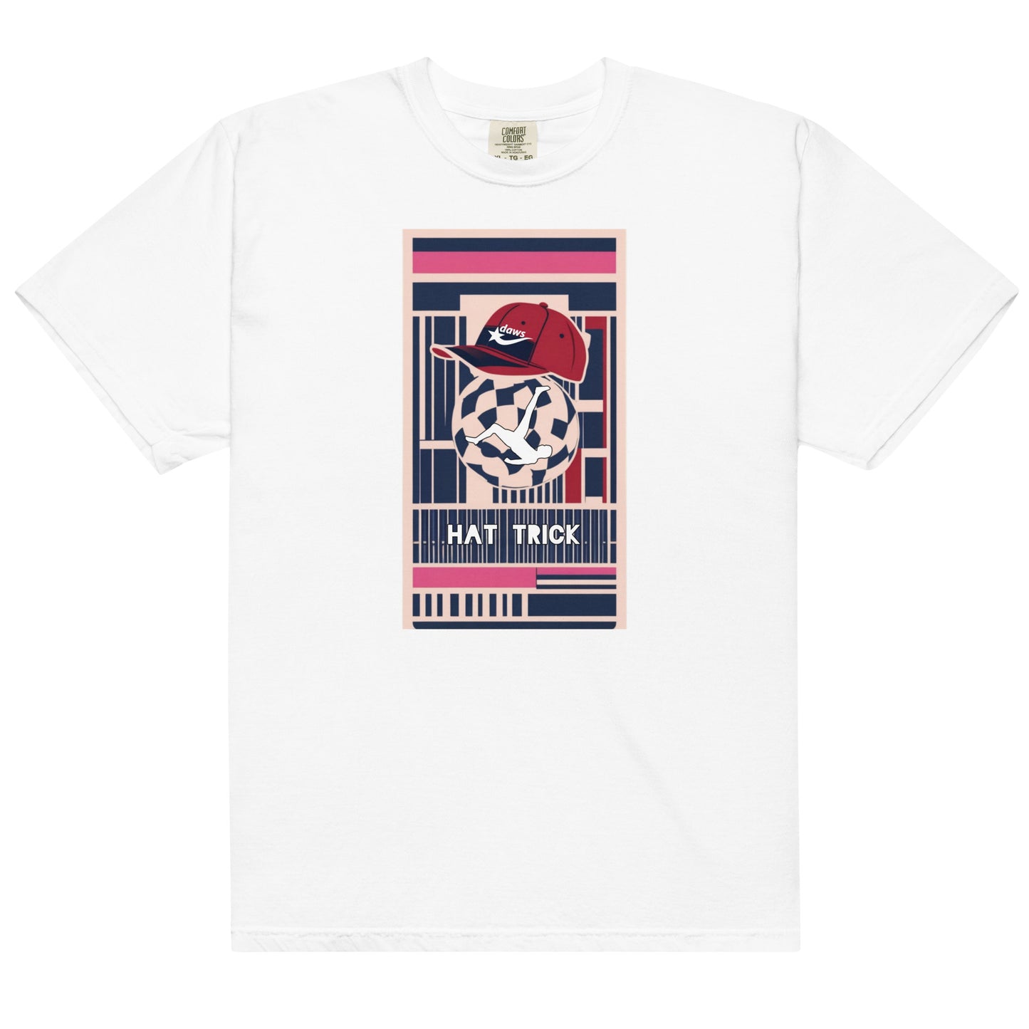 Daws soccer hat trick Unisex garment-dyed heavyweight t-shirt