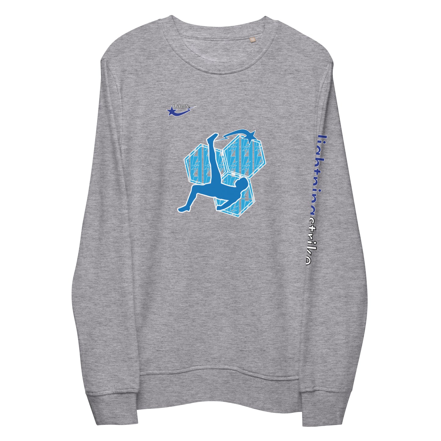 Daws Soccer lightning strike Unisex organic sweatshirt