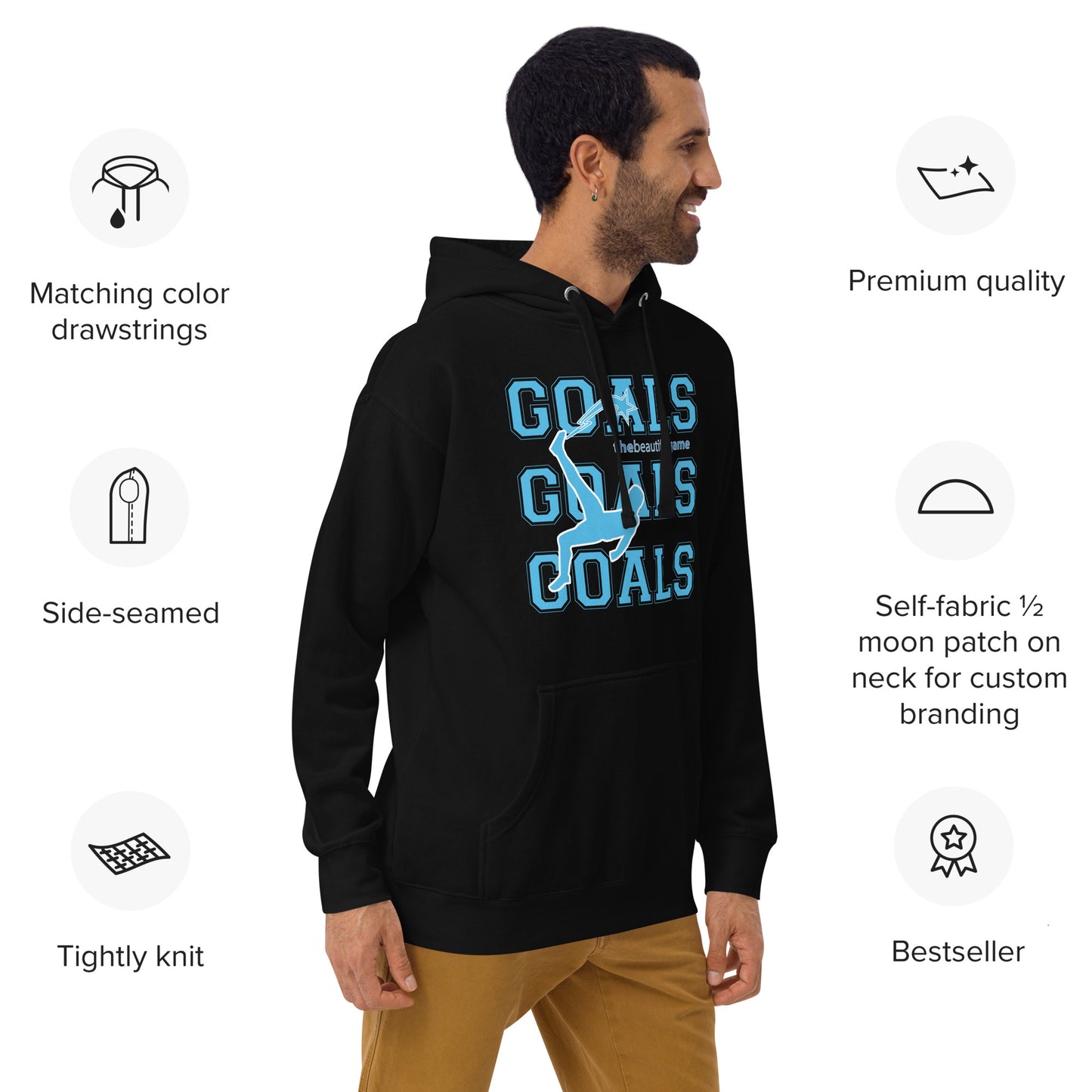 Daws soccer the beautiful game Unisex Hoodie