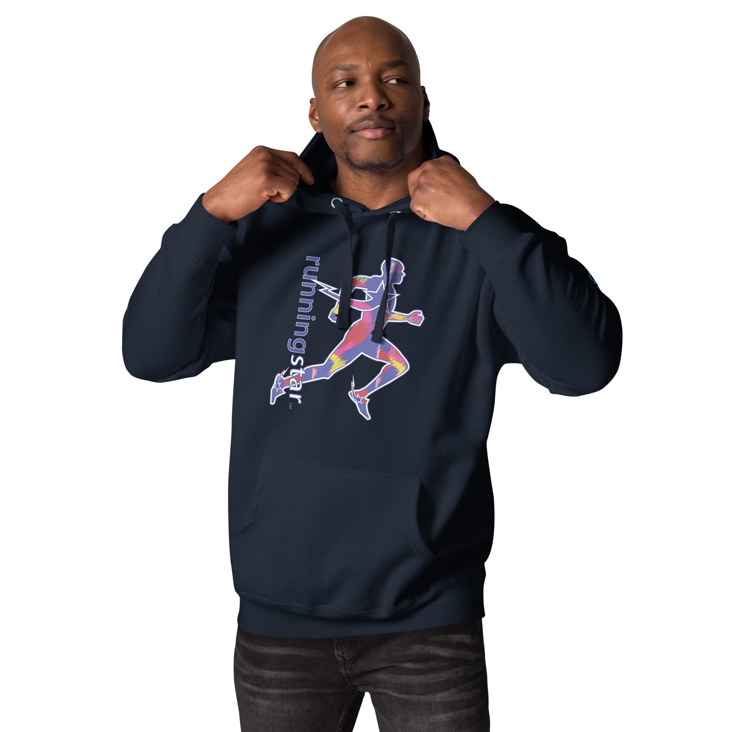 Daws Running Star multi color Unisex Hoodie