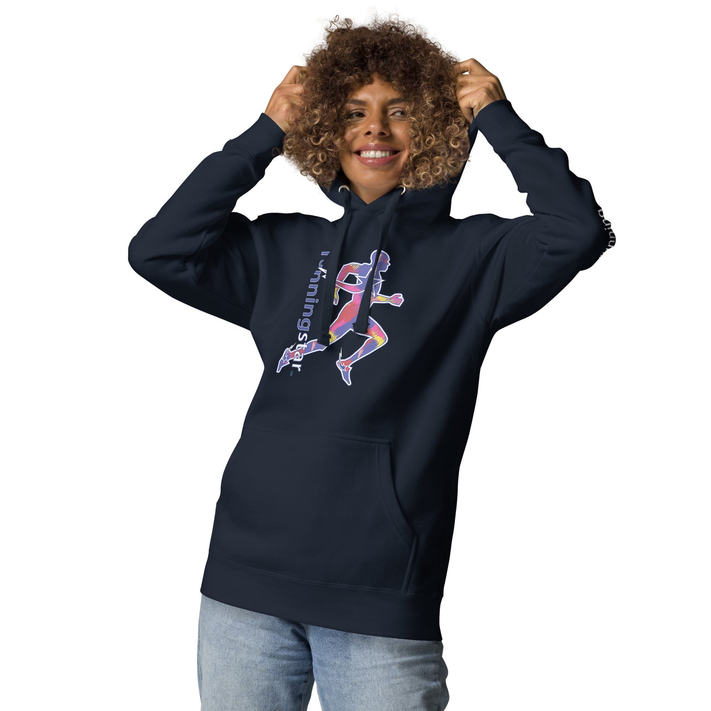 Daws Running Star multi color Unisex Hoodie