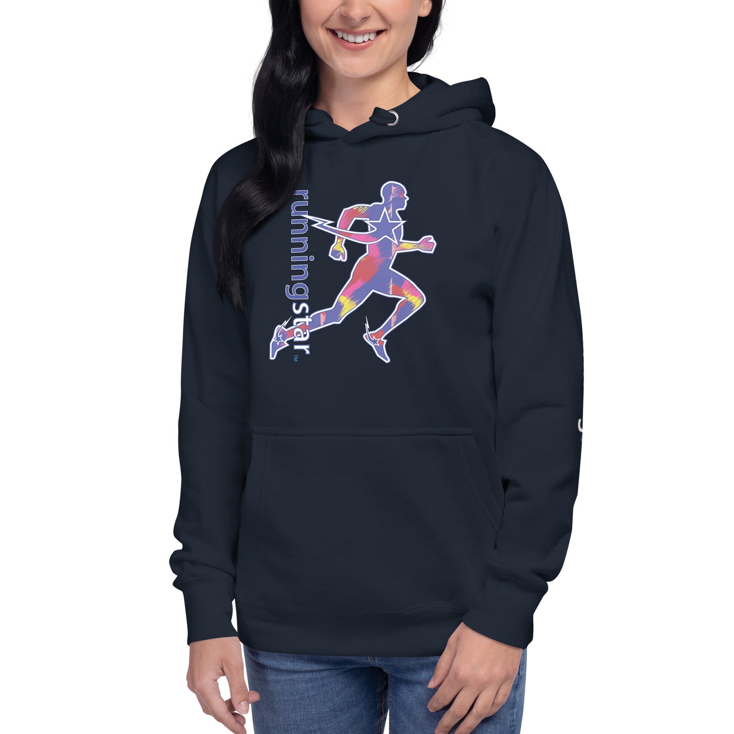 Daws Running Star multi color Unisex Hoodie