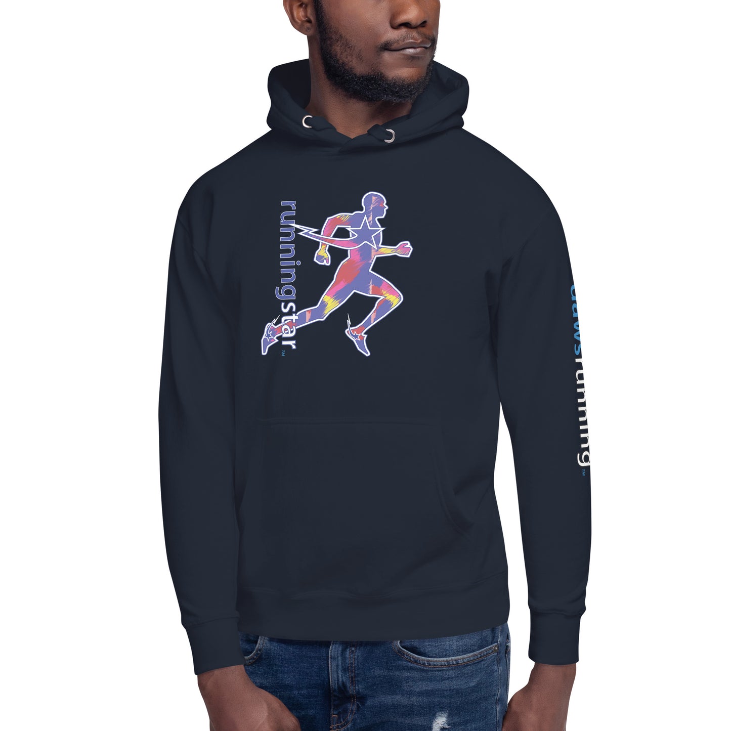Daws Running Star multi color Unisex Hoodie