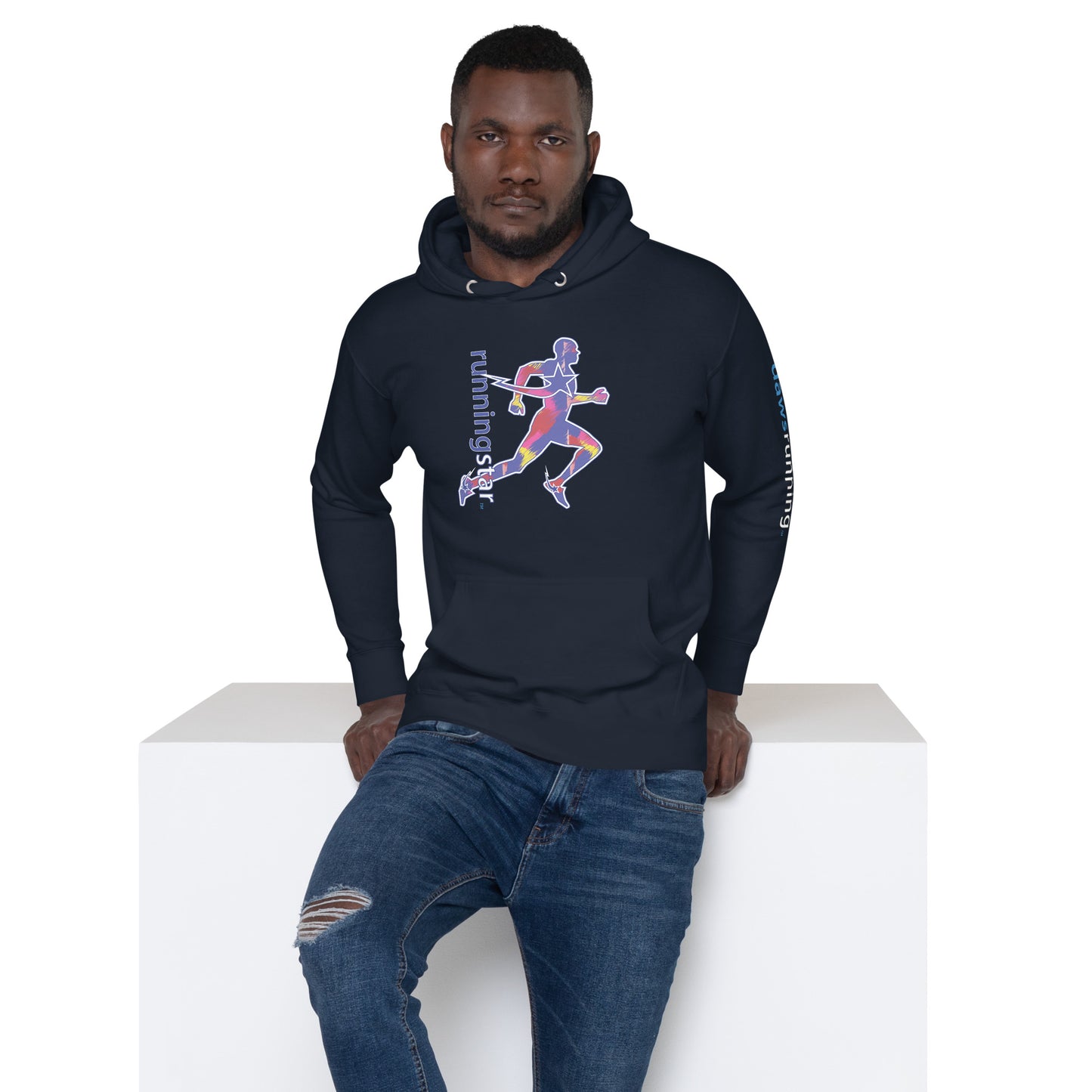 Daws Running Star multi color Unisex Hoodie