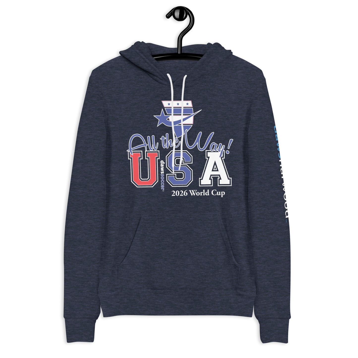 USA all the way world cup 2026 Unisex hoodie