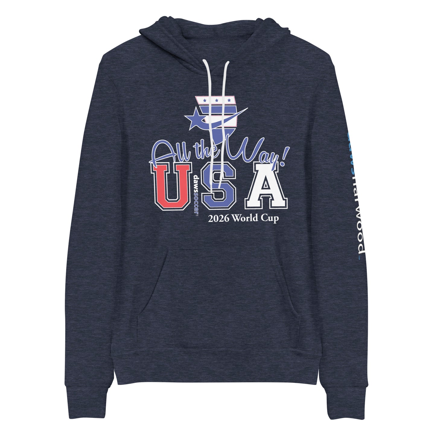 USA all the way world cup 2026 Unisex hoodie