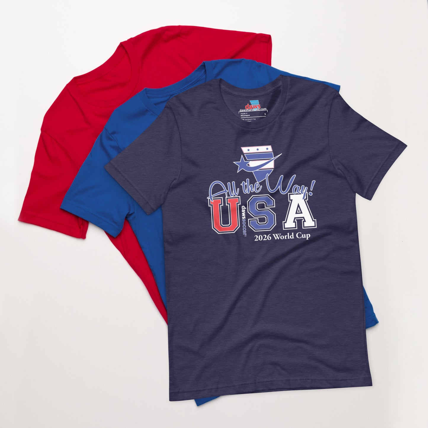 USA all the way world cup 2026 Unisex t-shirt