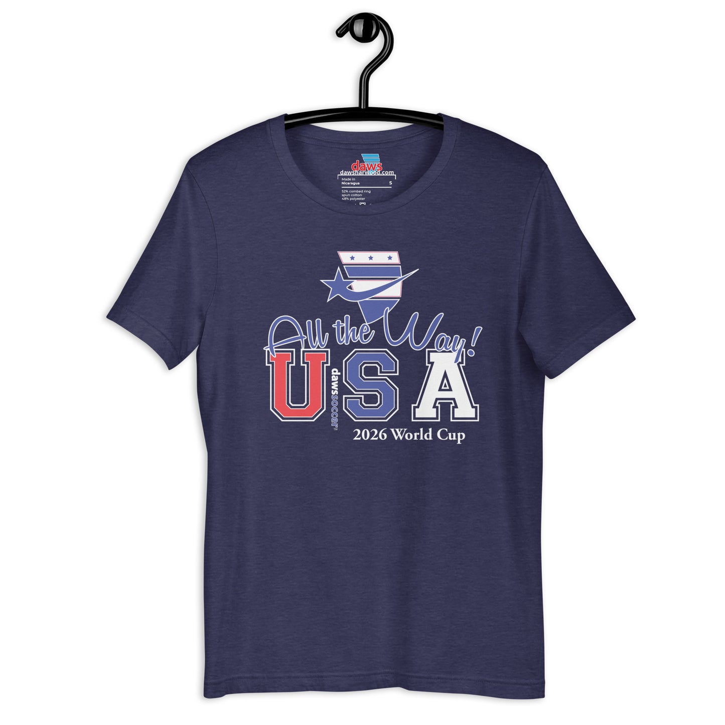 USA all the way world cup 2026 Unisex t-shirt