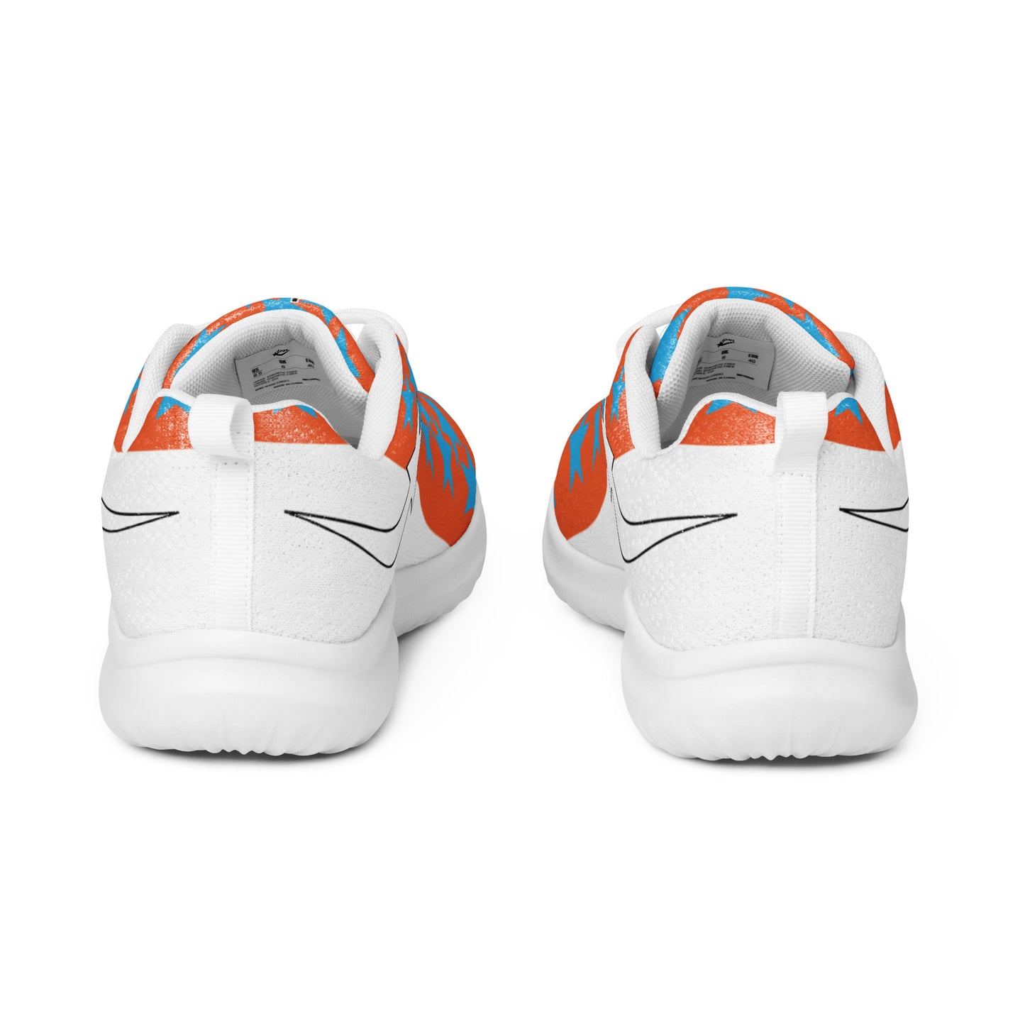 Daws orange and white Starfly women's running shoe