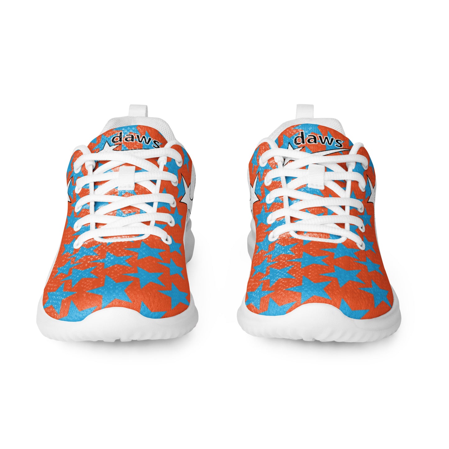 Daws orange and white Starfly women's running shoe