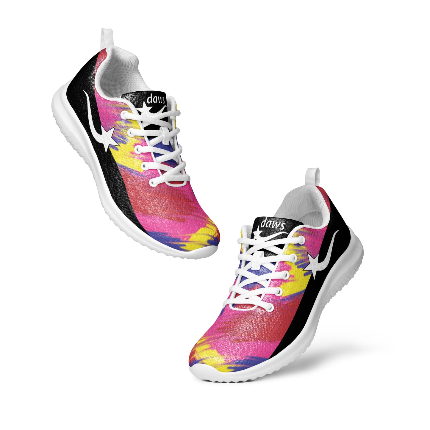 Daws running black and multi color Women’s athletic shoes