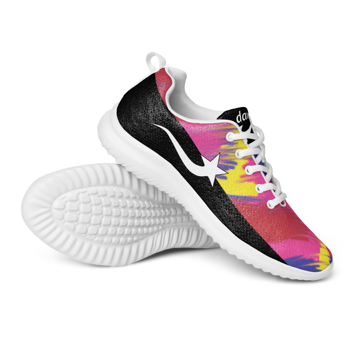 Daws running black and multi color Women’s athletic shoes