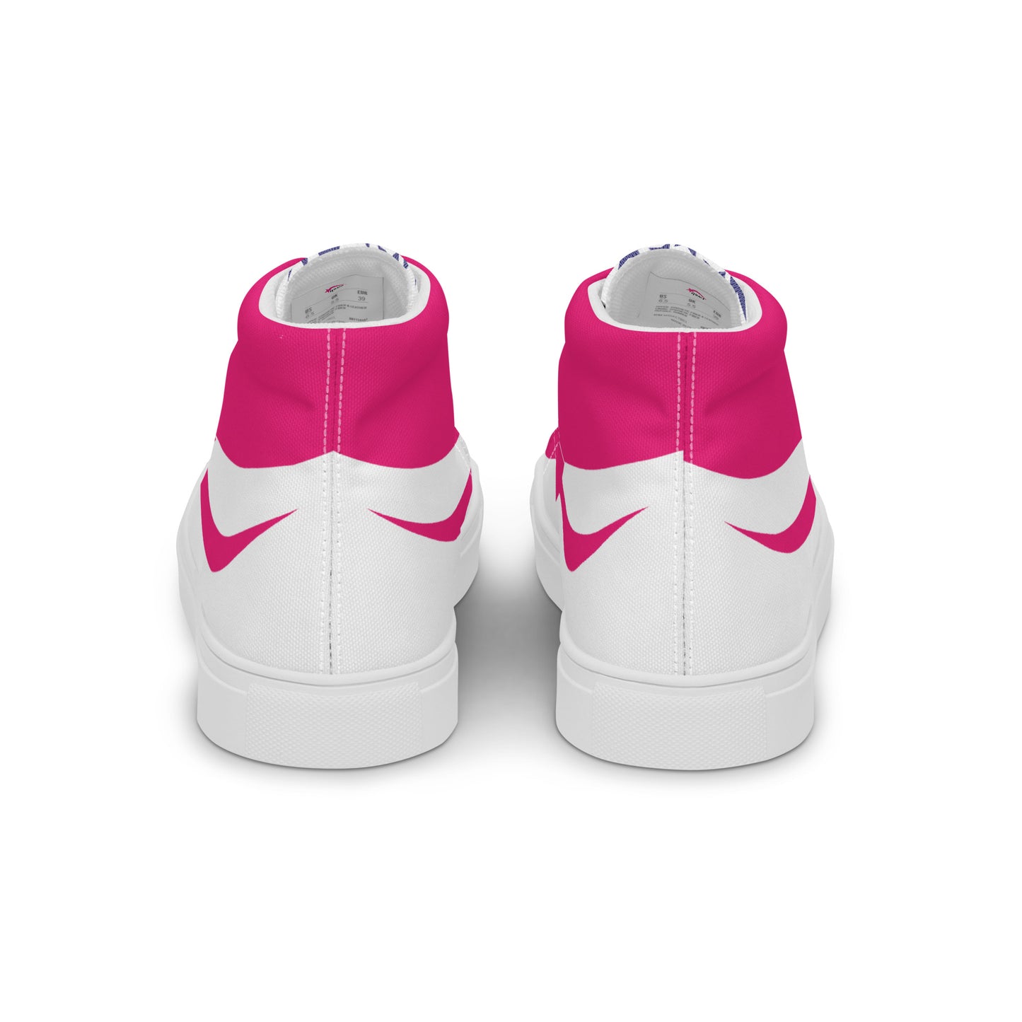 Daws barbistyle pink stars Women’s high top canvas shooting star shoes